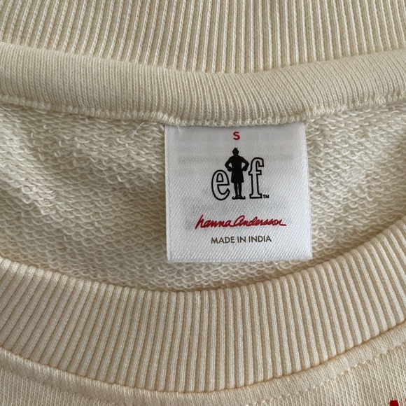 ⭐️ SOLD OUT ⭐️ Adult Warner Bros™ Elf Sweatshirt In French Terry - Size SMALL - Picture 3 of 4